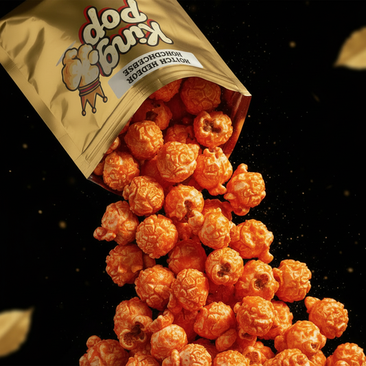 Hot Cheddar Cheese - red spicy kernels