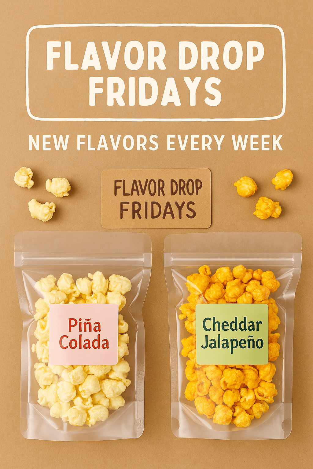 Flavor Drop Fridays: New Gourmet Popcorn Drops Every Week in July - KingPopws