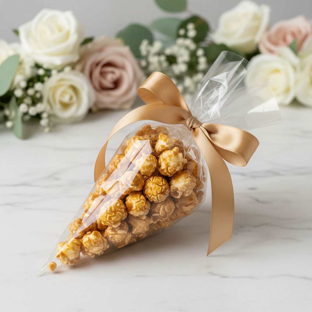 Wedding Popcorn Sample Pack - Cone Bags