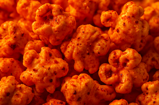 HOT Cheddar Cheese Popcorn