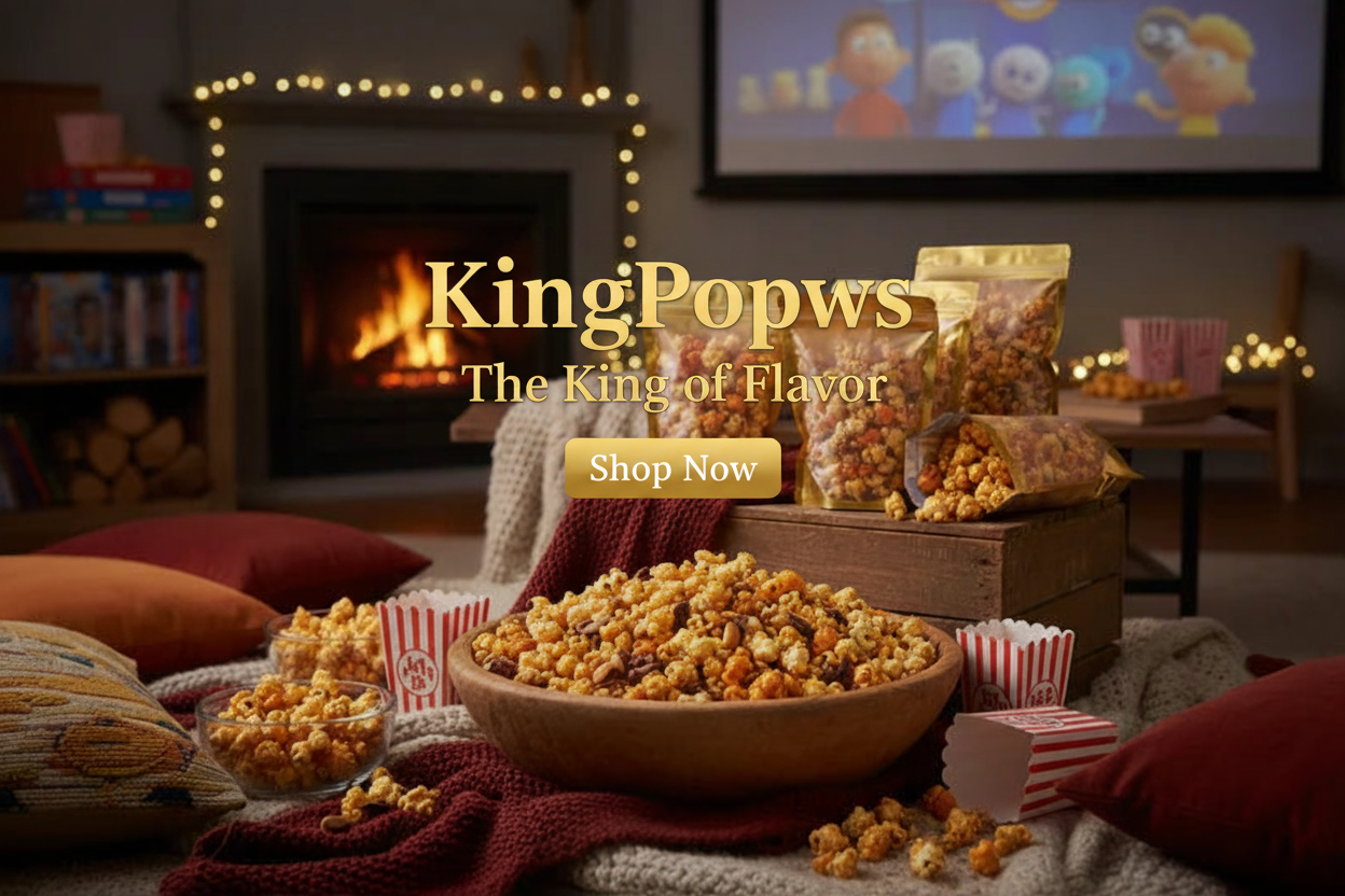 KingPopws Centered Hero Banner