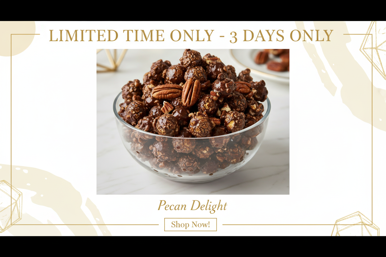Pecan Delight Limited Time Sale Banner