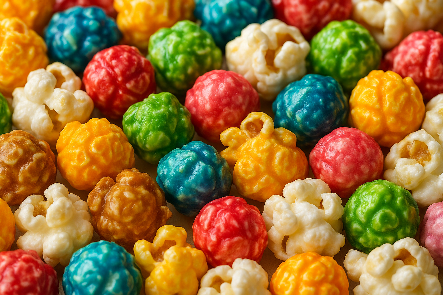 Variety of Gourmet Popcorn Flavors